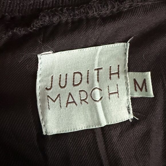 Judith March Women's Medium Black Embroidery Floral Birds Off Shoulder Dress - Picture 5 of 8